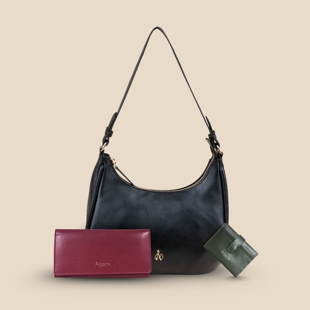 The Natasha Luxury Bundle | Statement Shoulder Bag Set