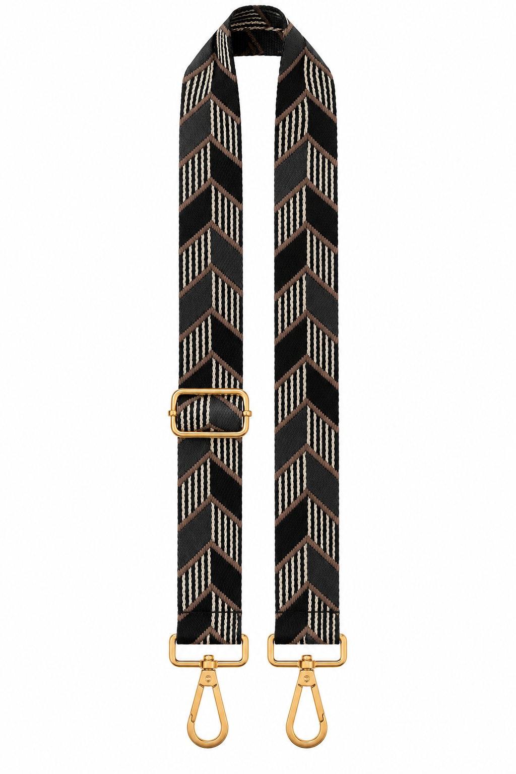 Black Chevron Bag Strap