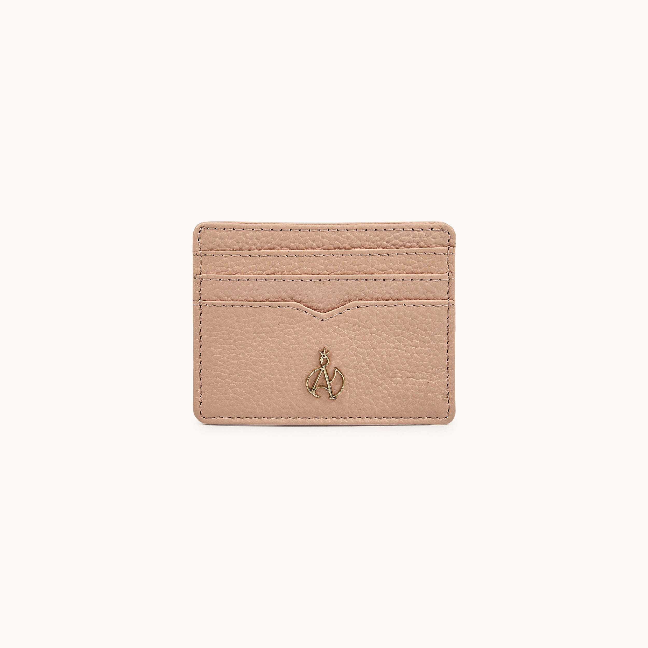 'SAVILE' Peach Real Leather RFID Cardholder