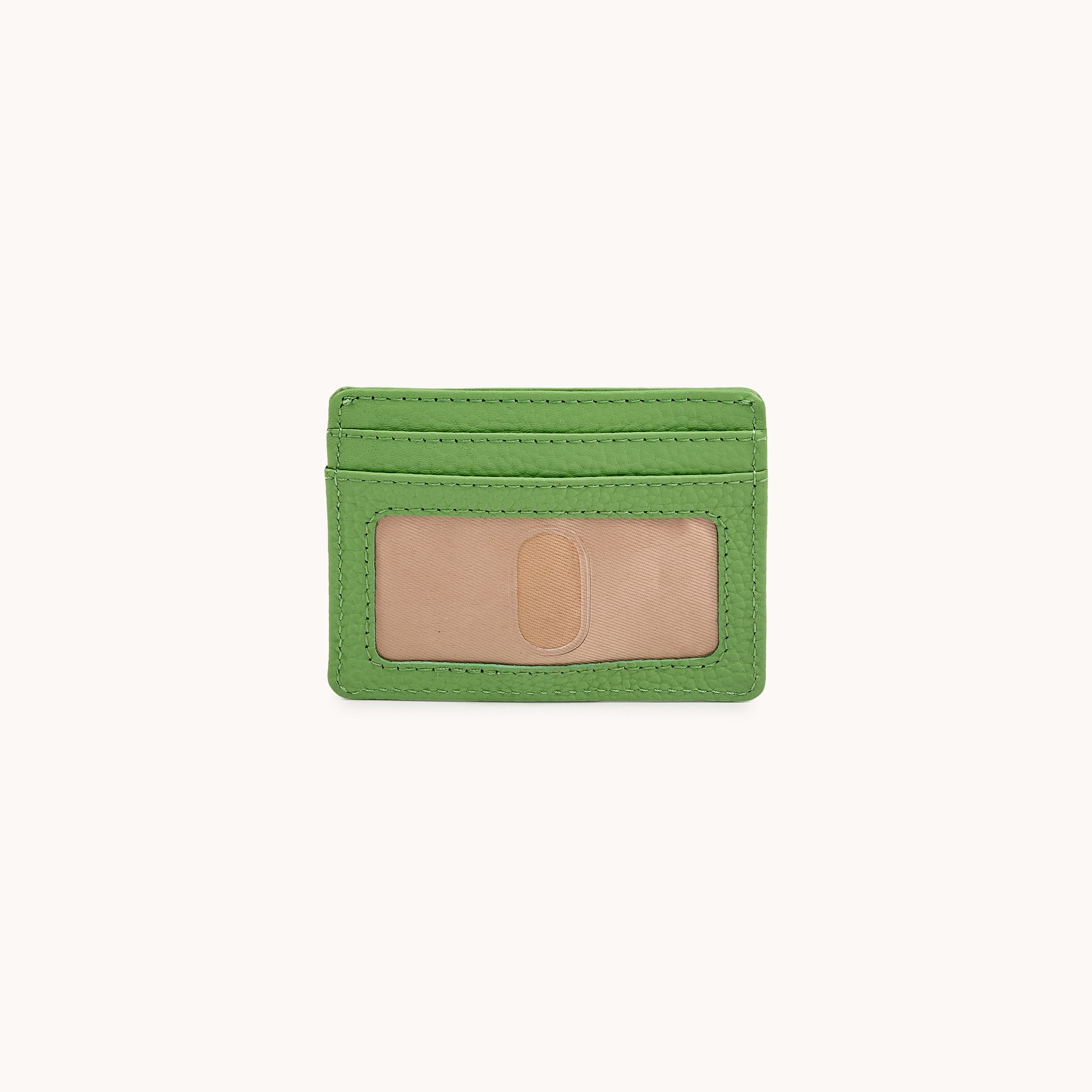 'SAVILE' Matcha Green Real Leather RFID Cardholder
