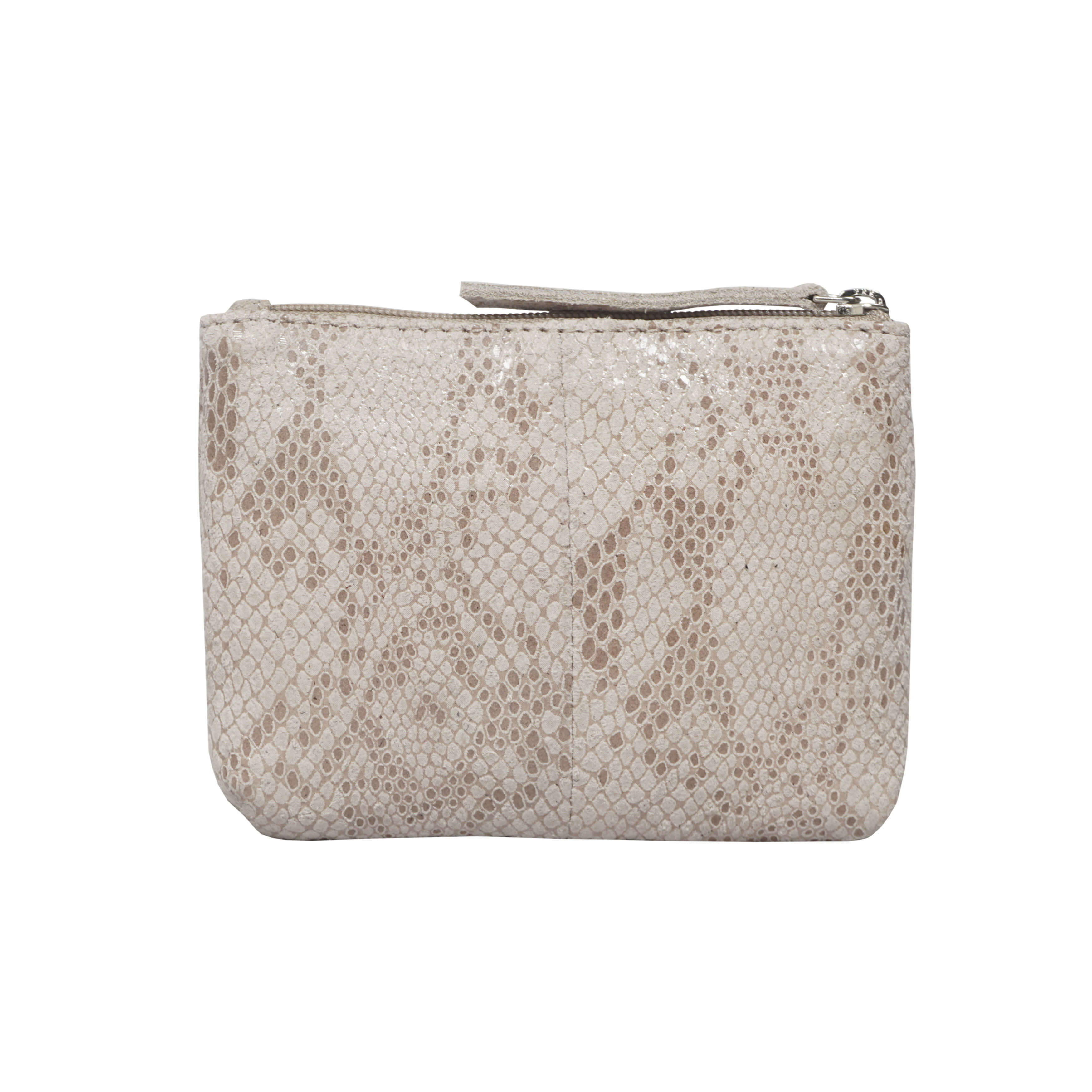 'DENISE' Light Pink Python Snake Real Leather Purse Wallet
