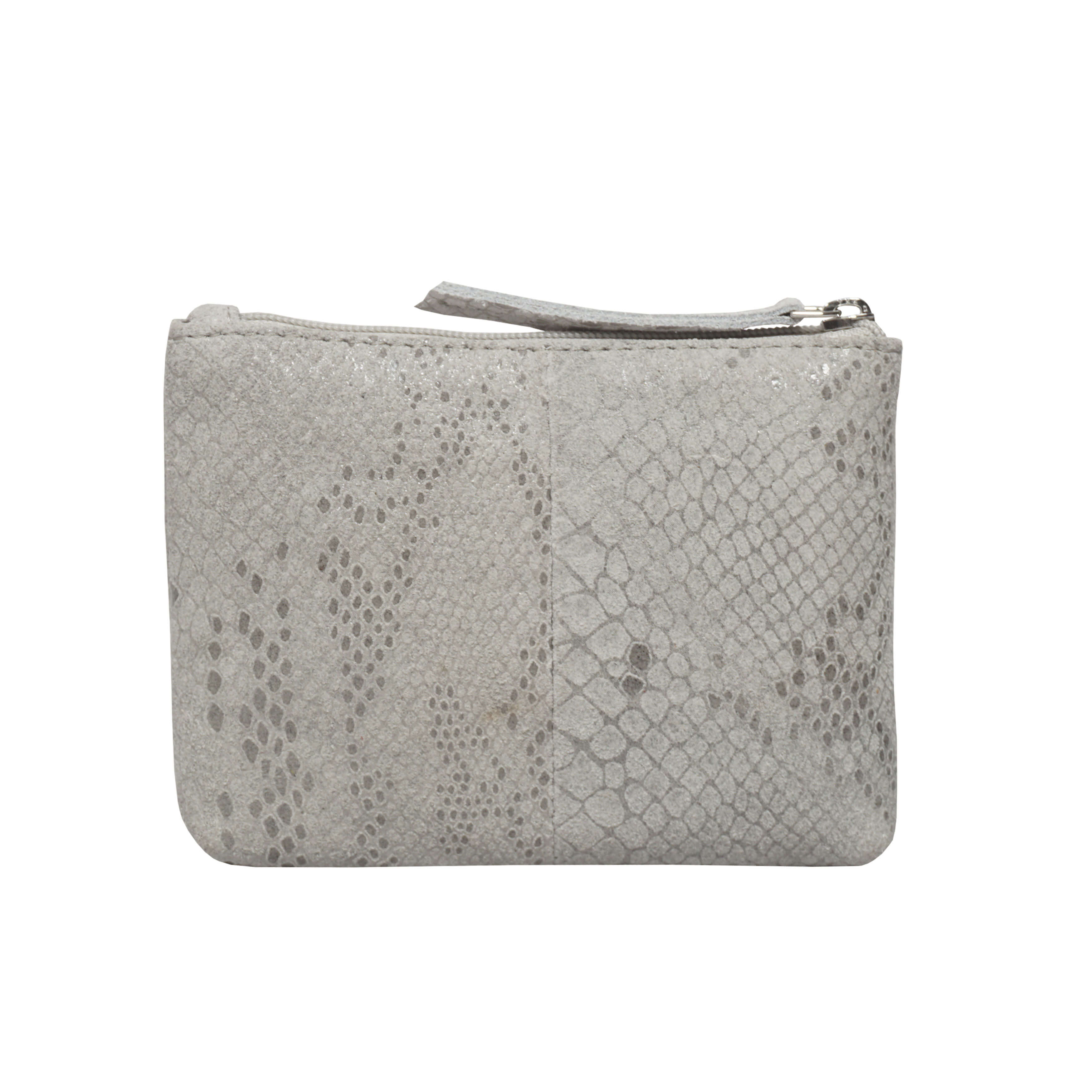 'DENISE' Grey Python Snake Real Leather Purse Wallet