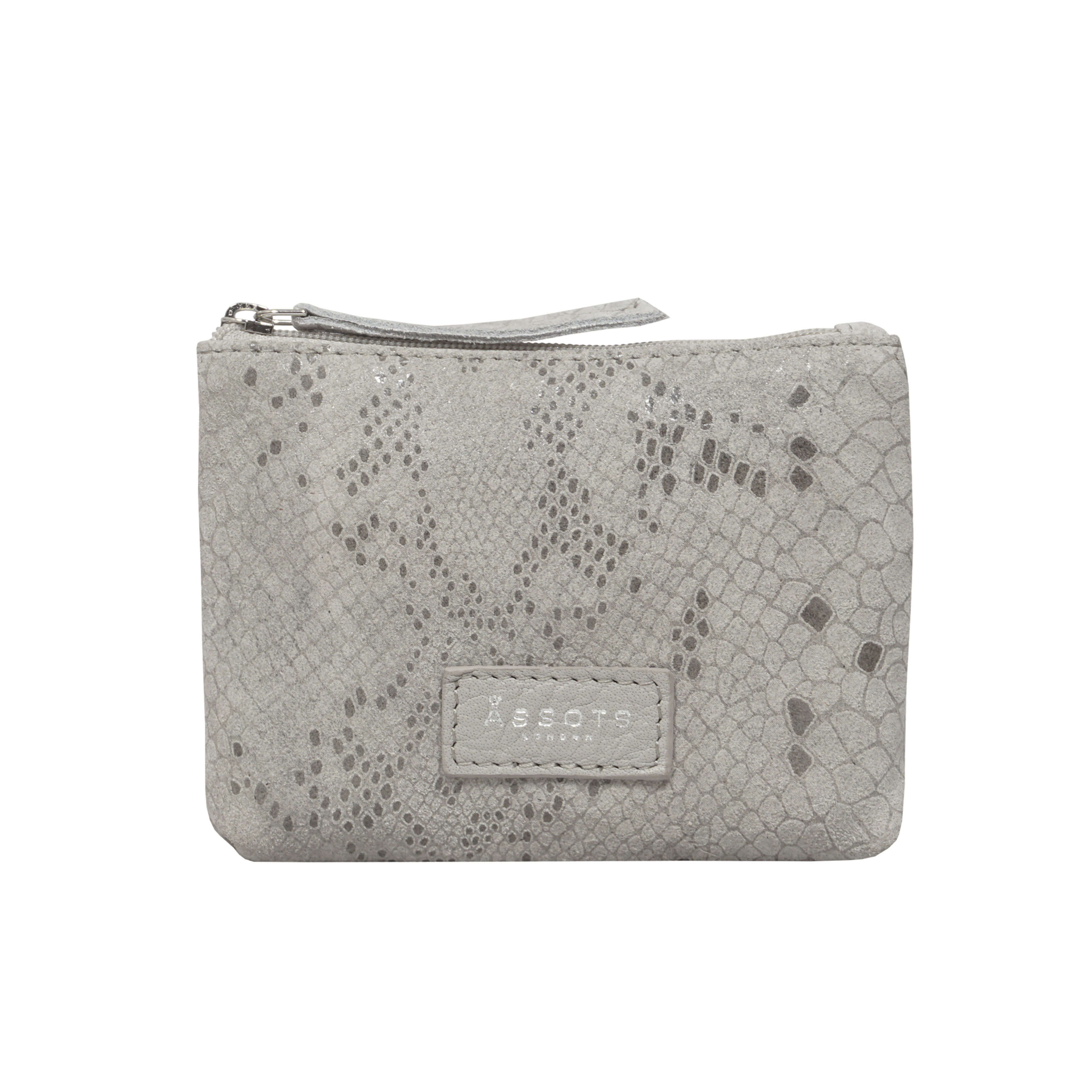 'DENISE' Grey Python Snake Real Leather Purse Wallet