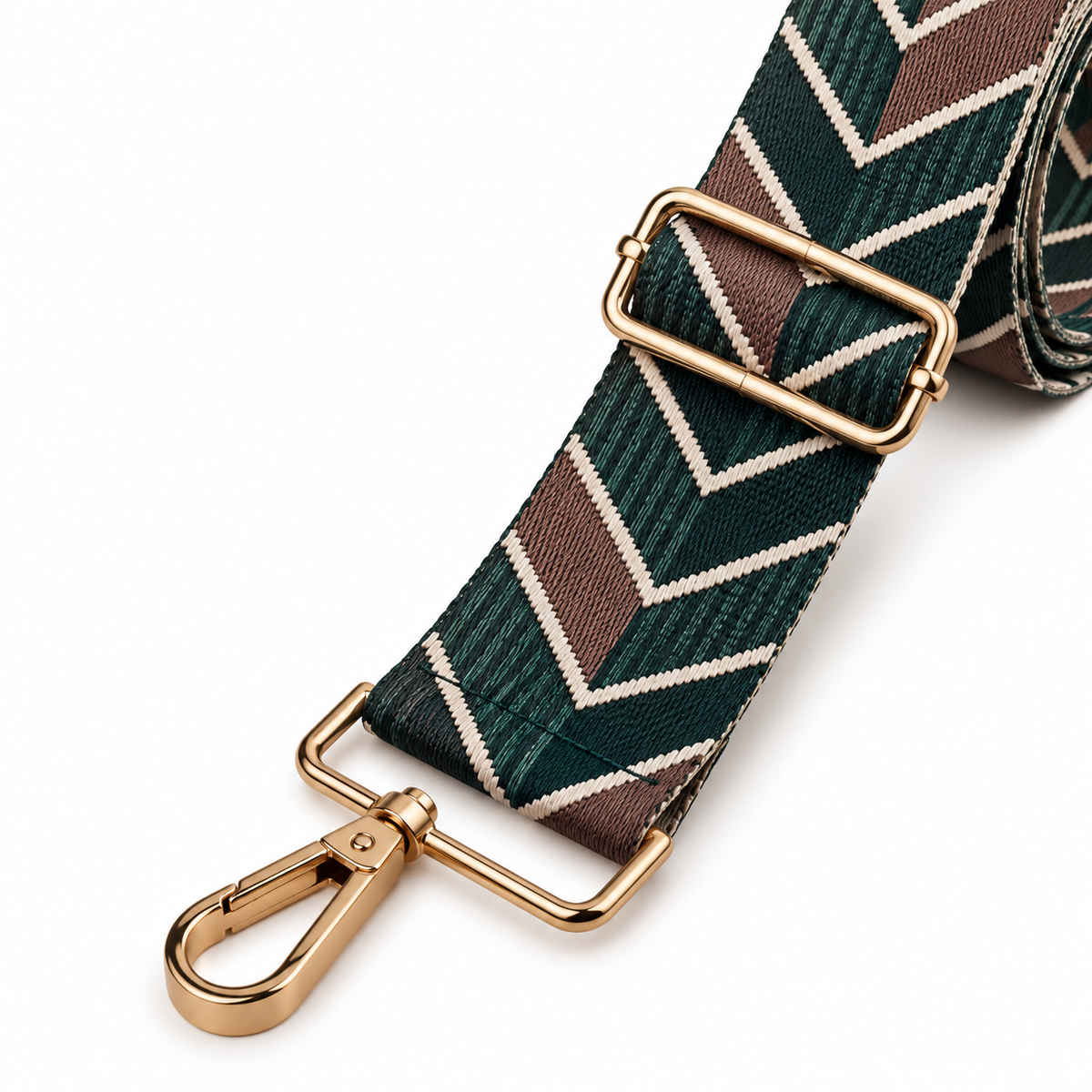 Green Chevron Bag Strap