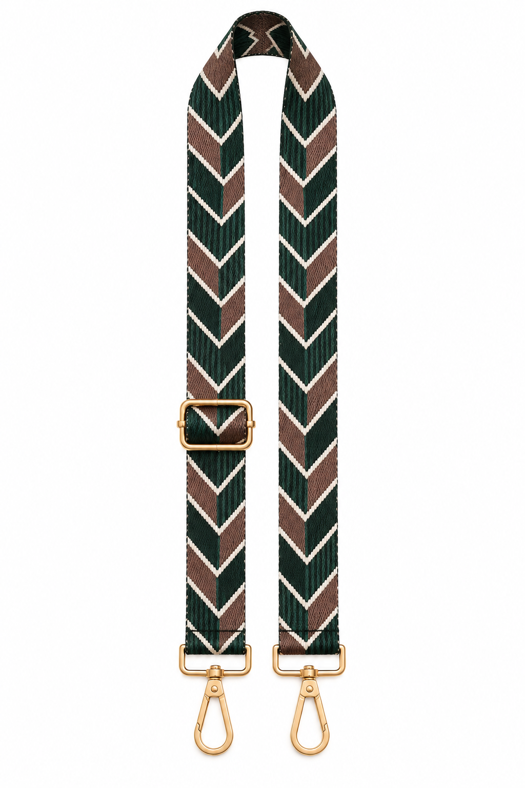 Green Chevron Bag Strap