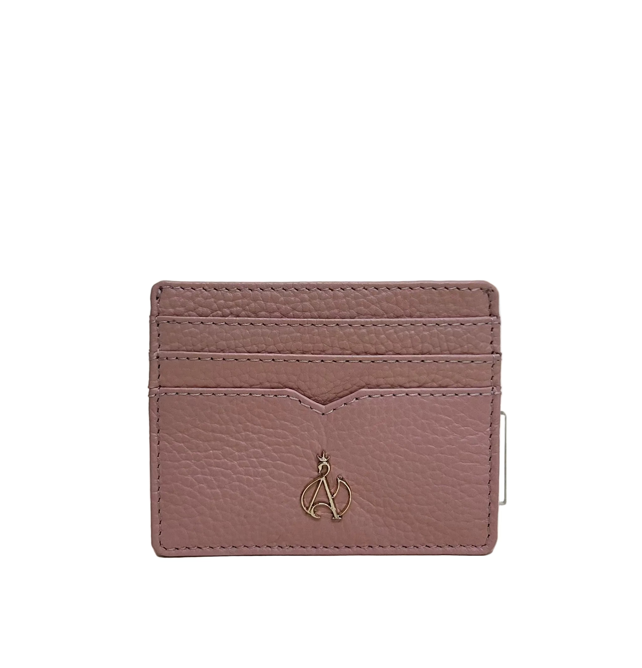 'SAVILE' Black Real Leather RFID Cardholder