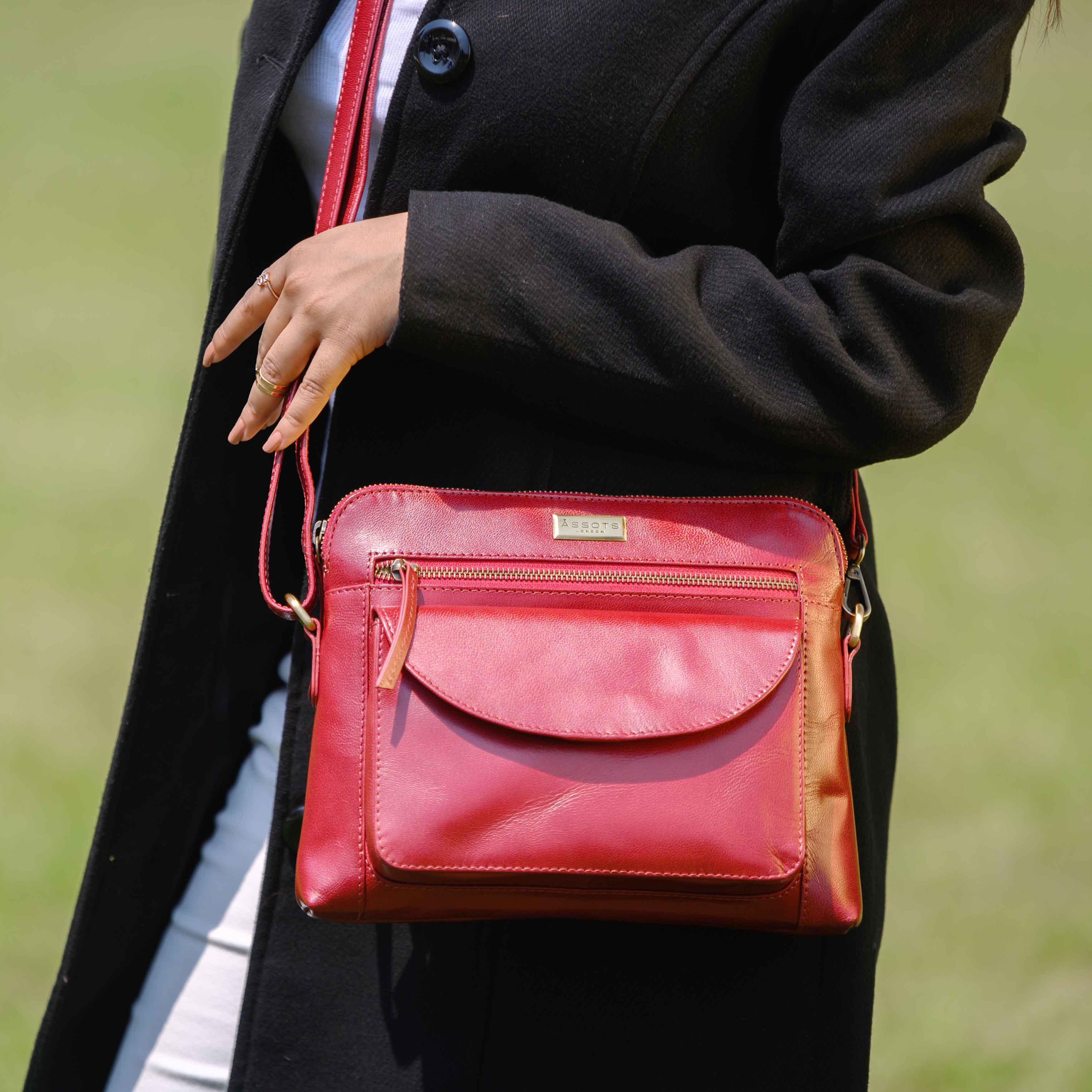 'JEAN' Chilli Pepper Vegetable Tanned Real Leather Crossbody Bag