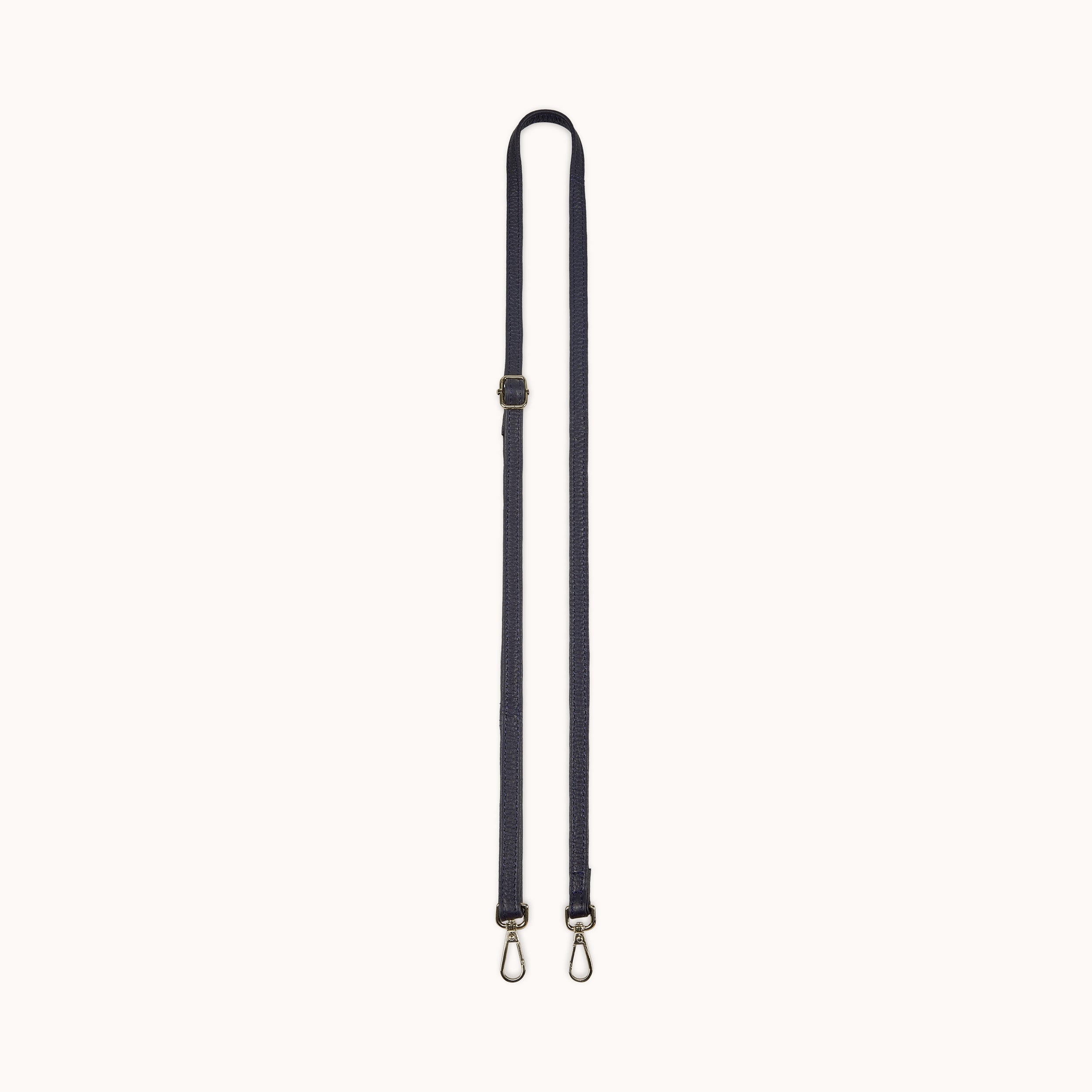 Navy Leather Bag Strap