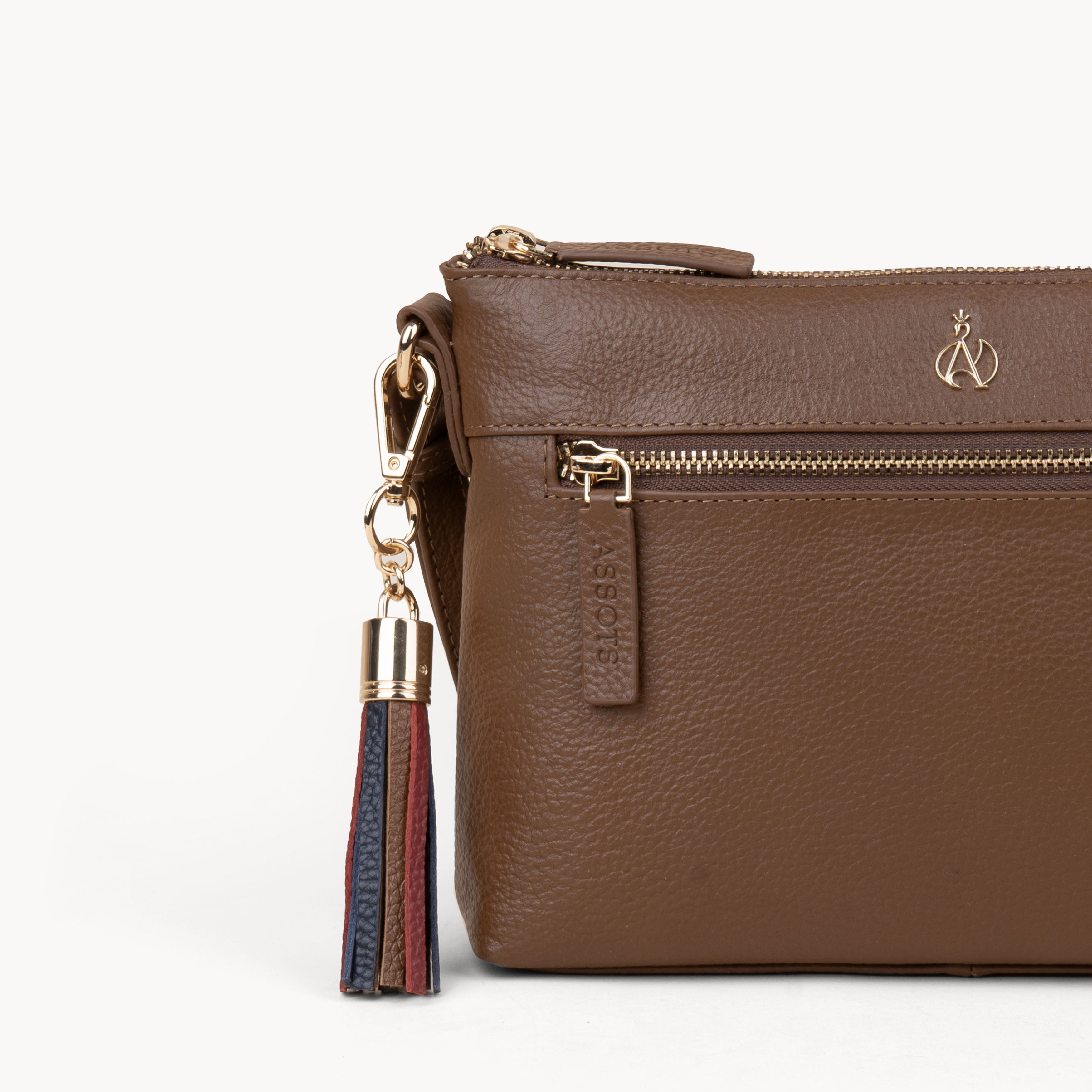 The Multicolour Genuine Leather Gold Tassel