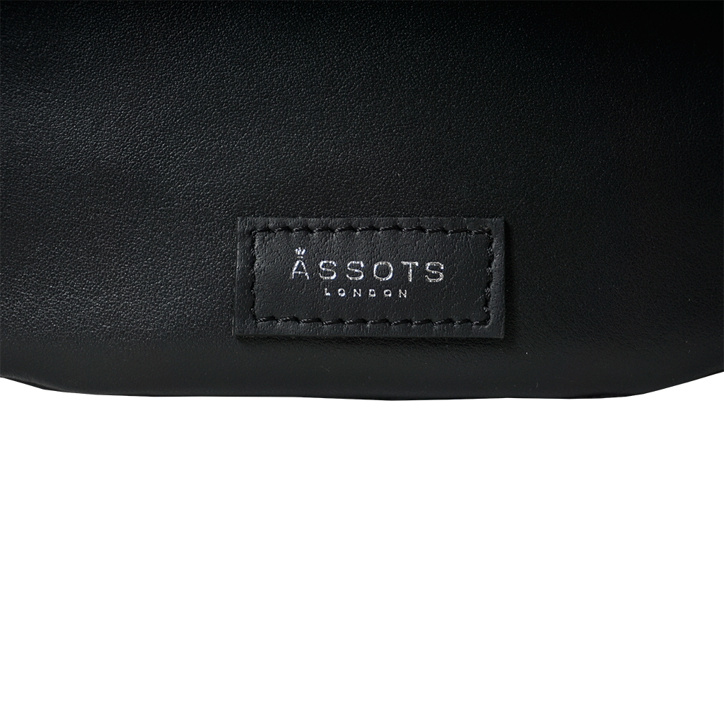 'Noah' Black Leather Bum Belt Bag