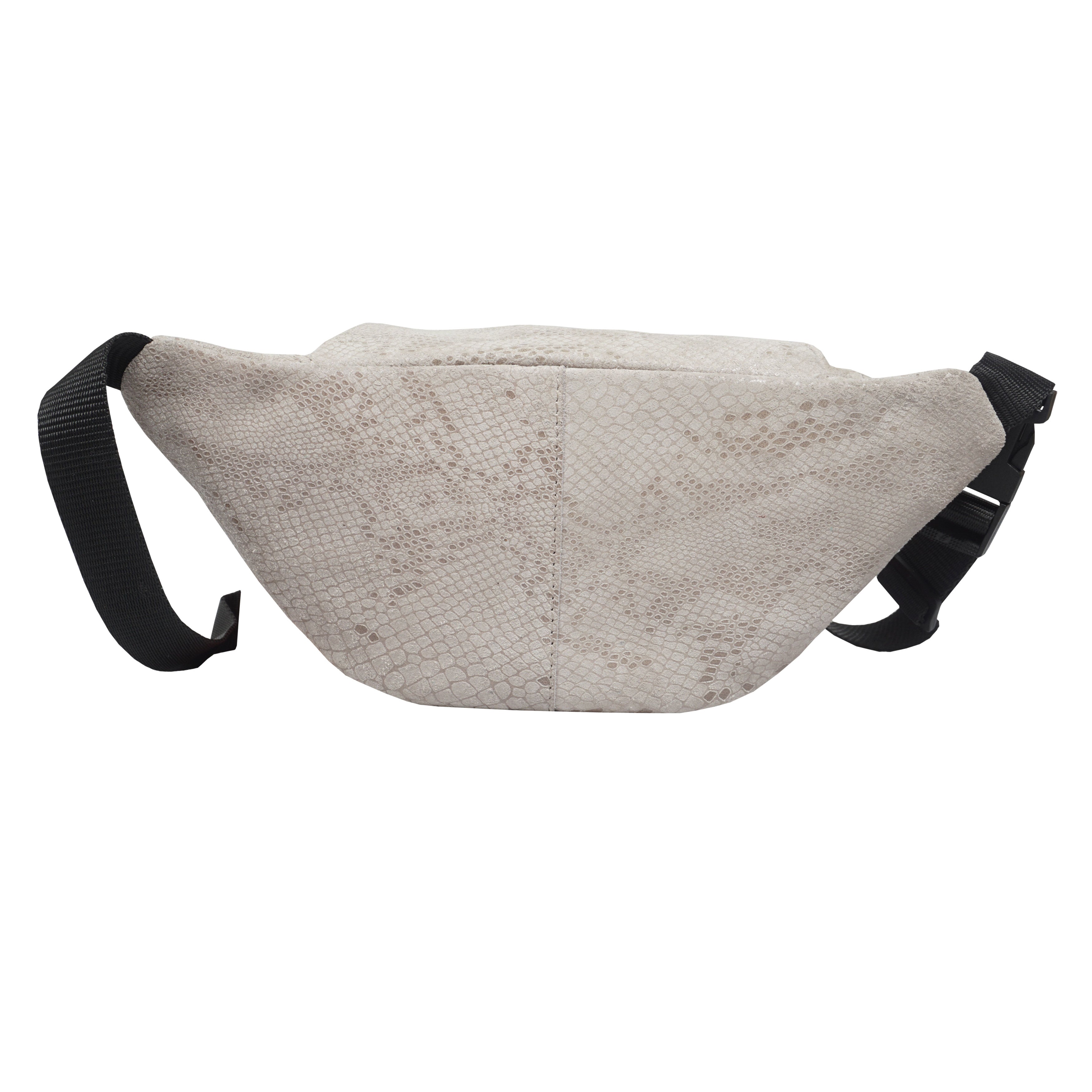 'NOAH' Nude Python Snake Leather Bum Belt Bag