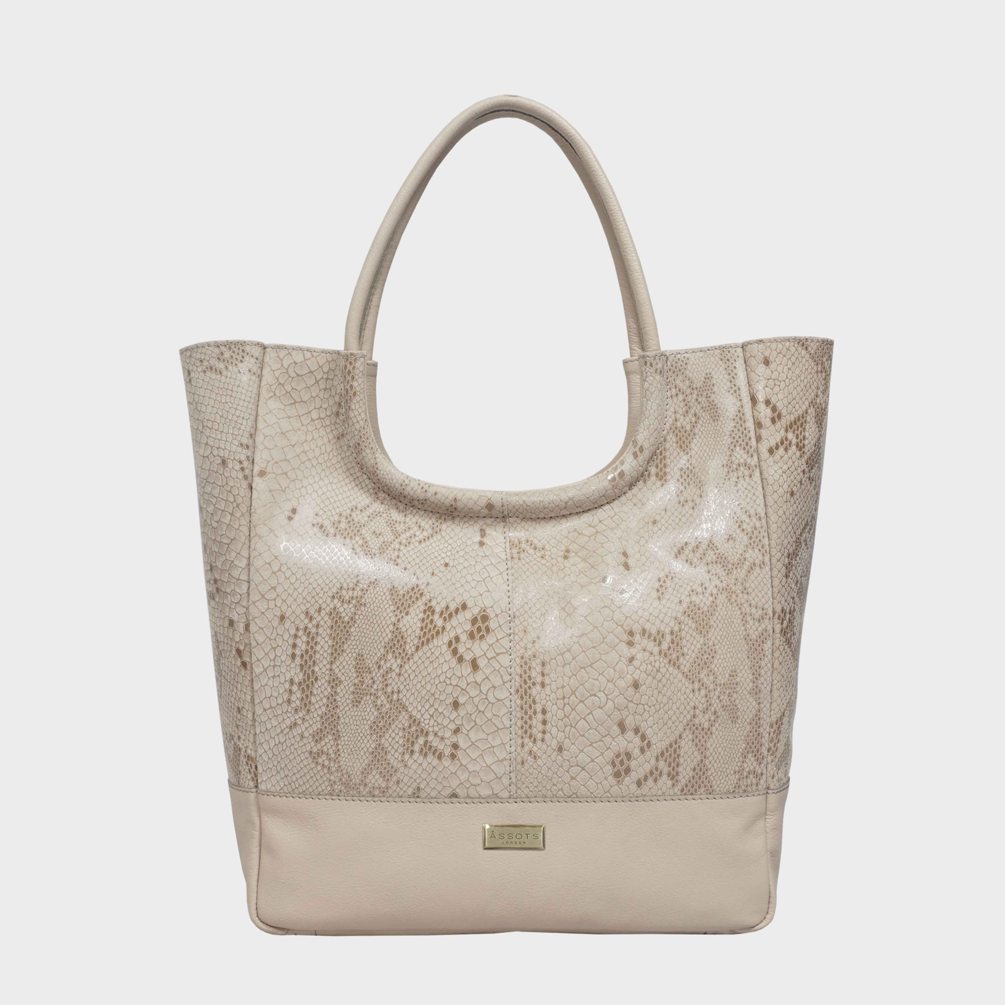 Snakeskin tote sale