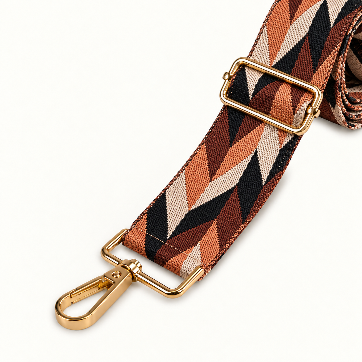 Rust Harlequin Bag Strap