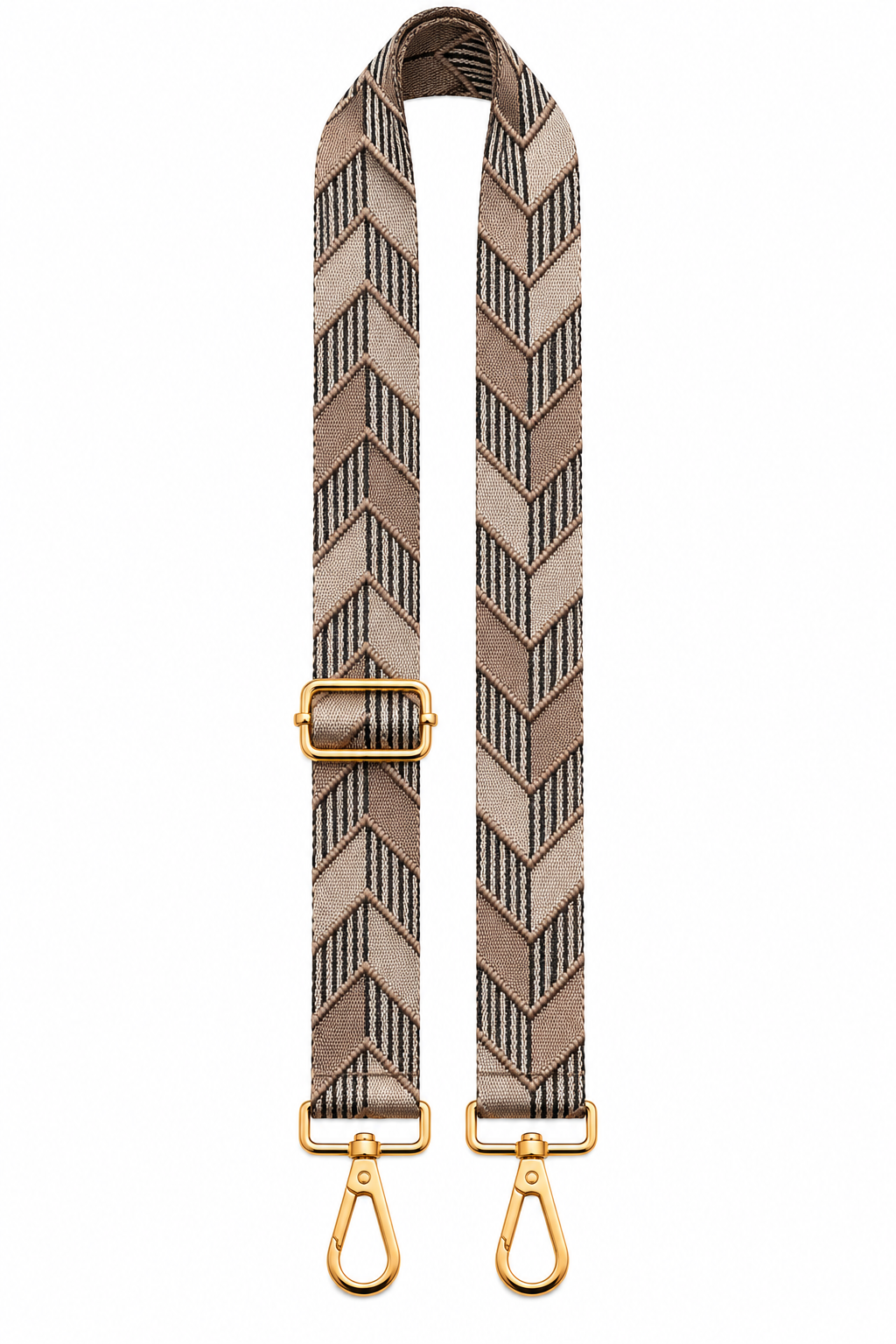 Sand Chevron Bag Strap