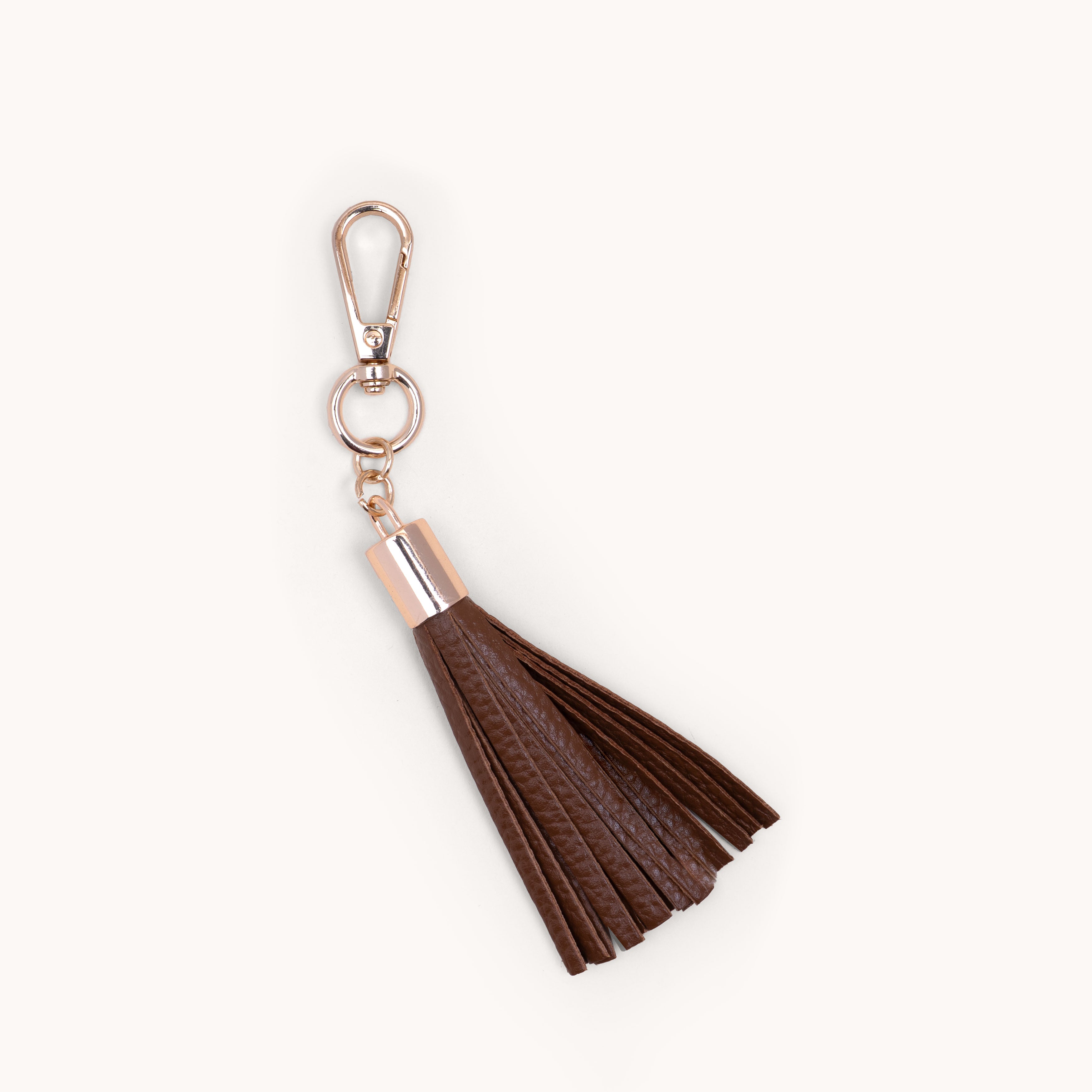 Tan Genuine Leather Tassel
