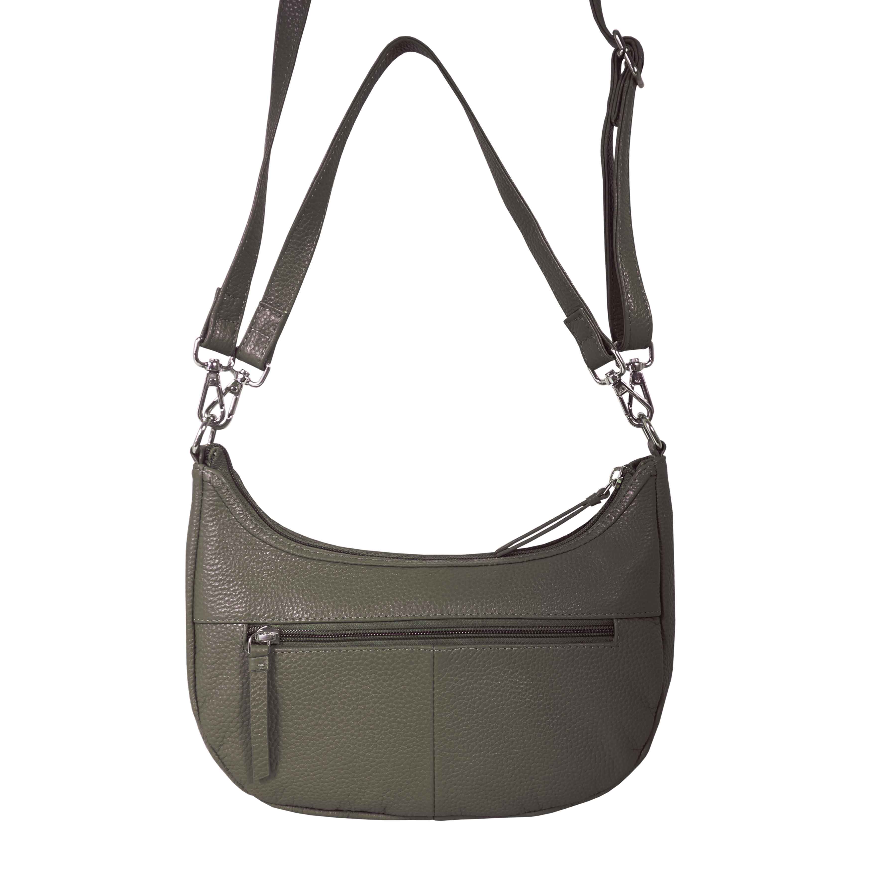 'Wonder Weave' Light Olive Real Leather Woven Designer Shoulder Crossbody Bag