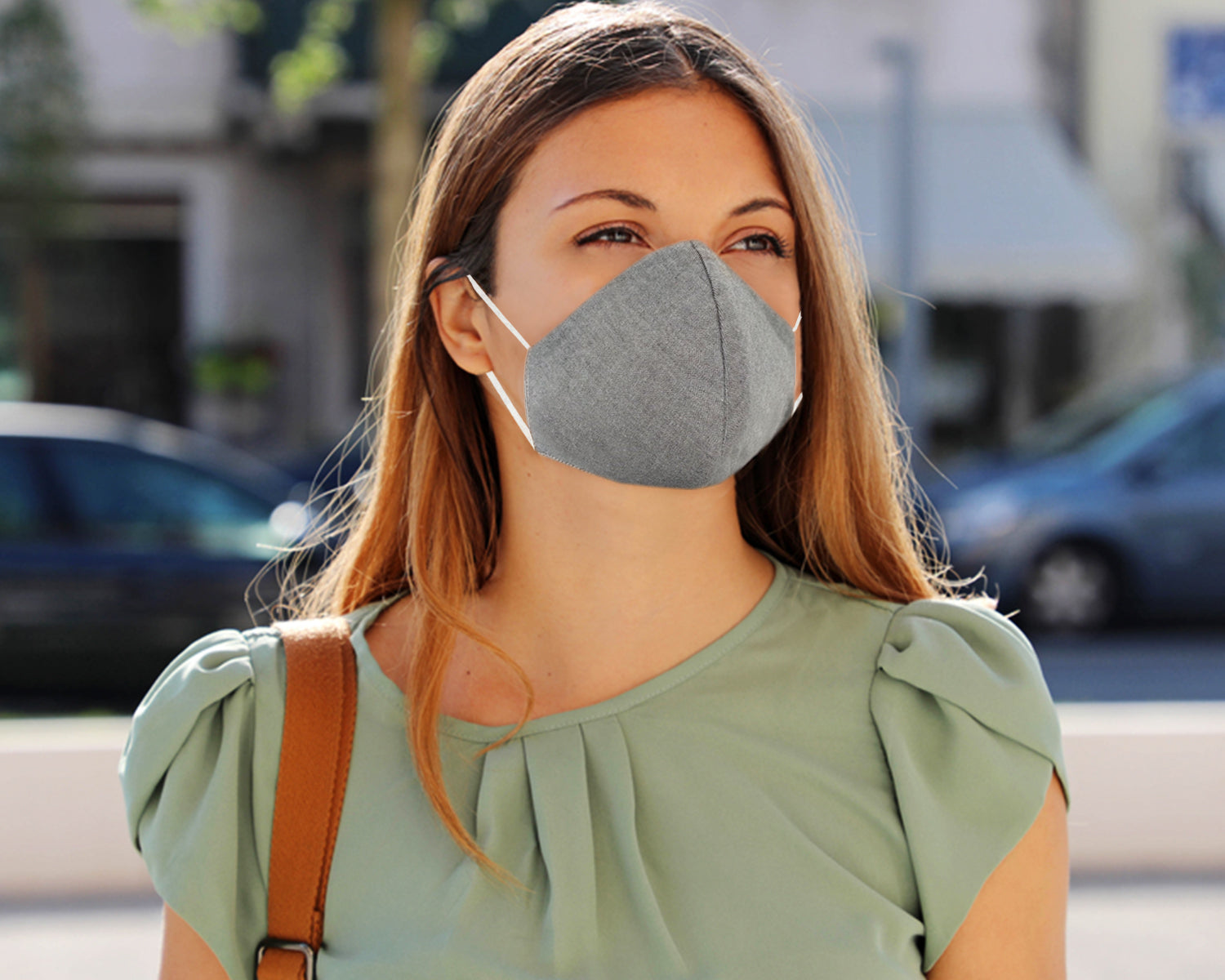 Pack of 3 Pure Cotton 4-layer Protective Premium Unisex Washable Grey Face Mask