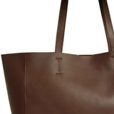 'ABINGDON' Tan Real Leather Designer Tote Bag