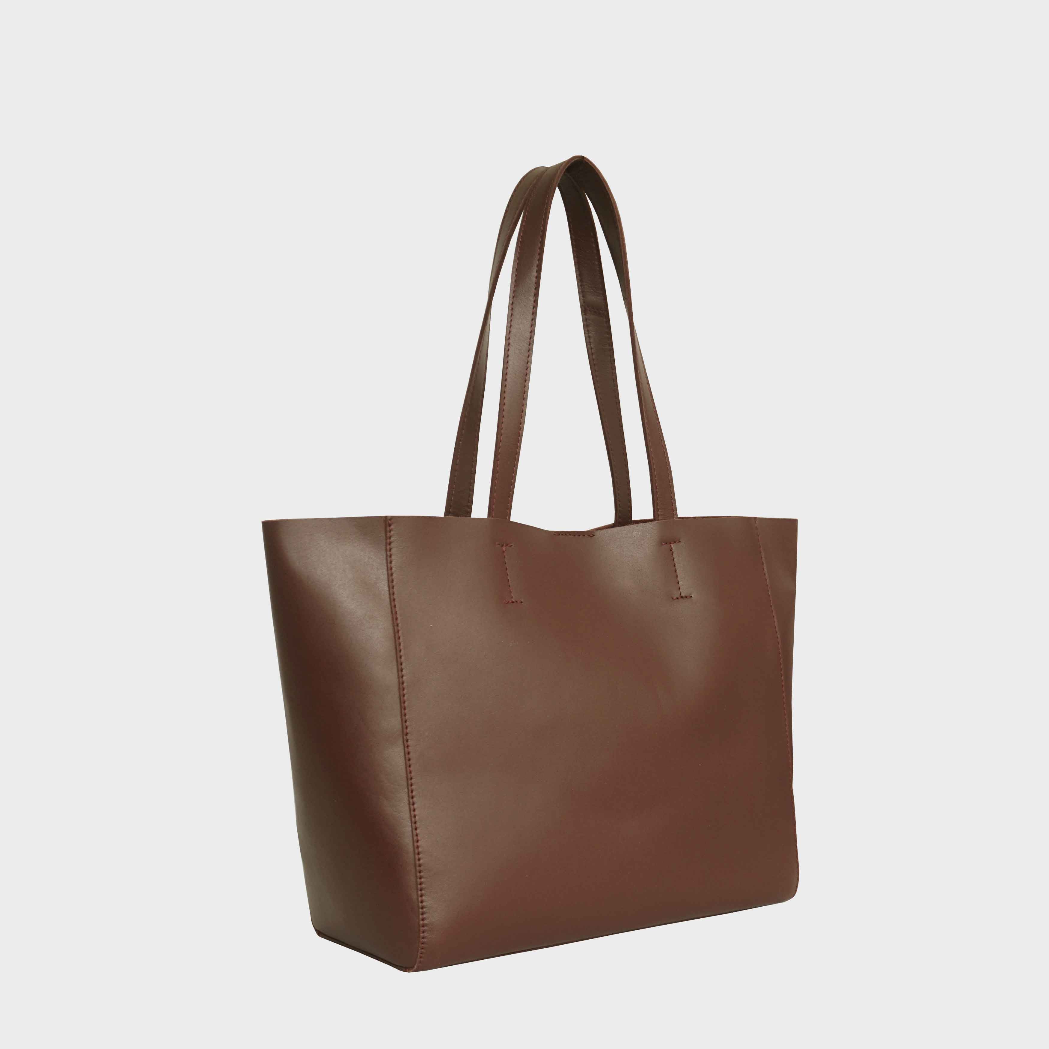 Women's Tan Real Leather Lined Designer Large Tote Bag | Abingdon ...