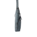 'AGATHA' Distressed Denim Vintage VT Real Leather Crossbody Bag