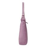 'BIANCA' Pale Pink Pebble Grain Leather Slouchy Hobo Bag