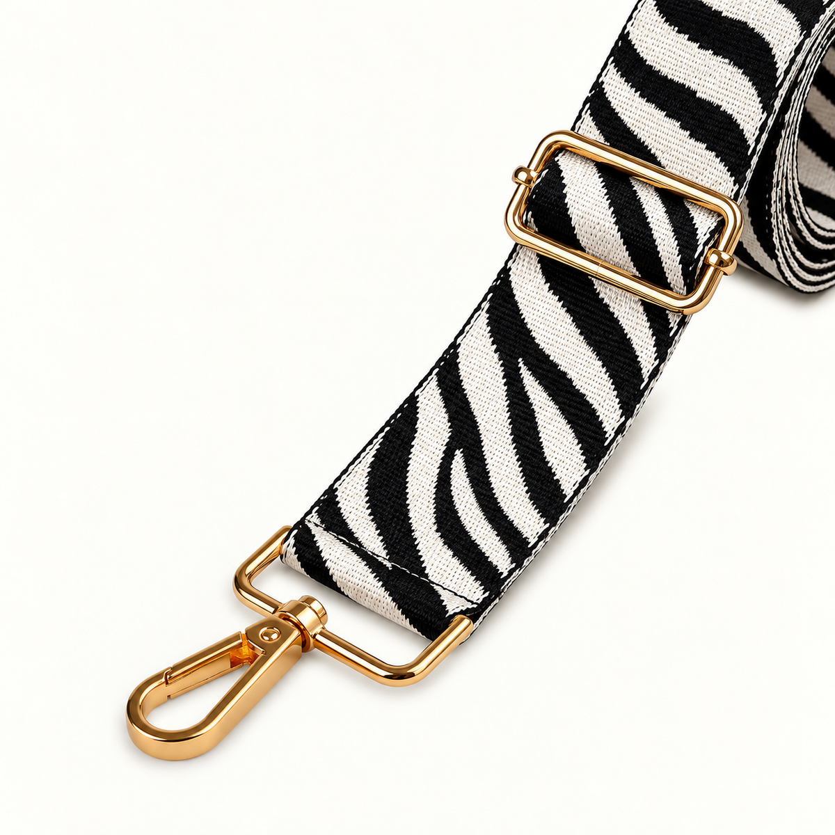 White Zebra Bag Strap