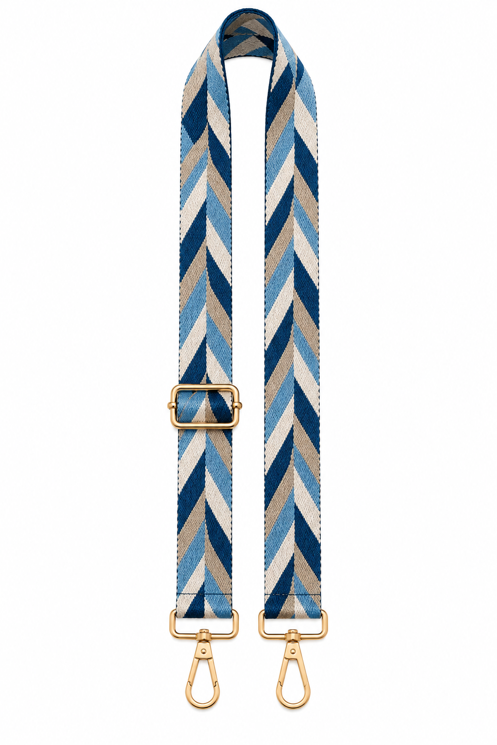 Blue Harlequin Bag Strap