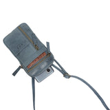 'BROOKE' Denim Distressed Real Leather Mobile Phone Crossbody Bag