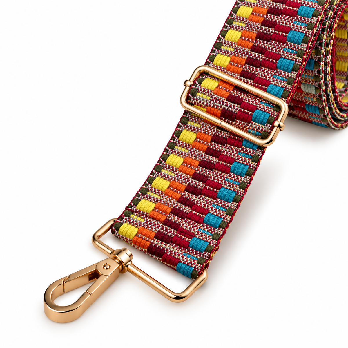 Red Rainbow Bag Strap