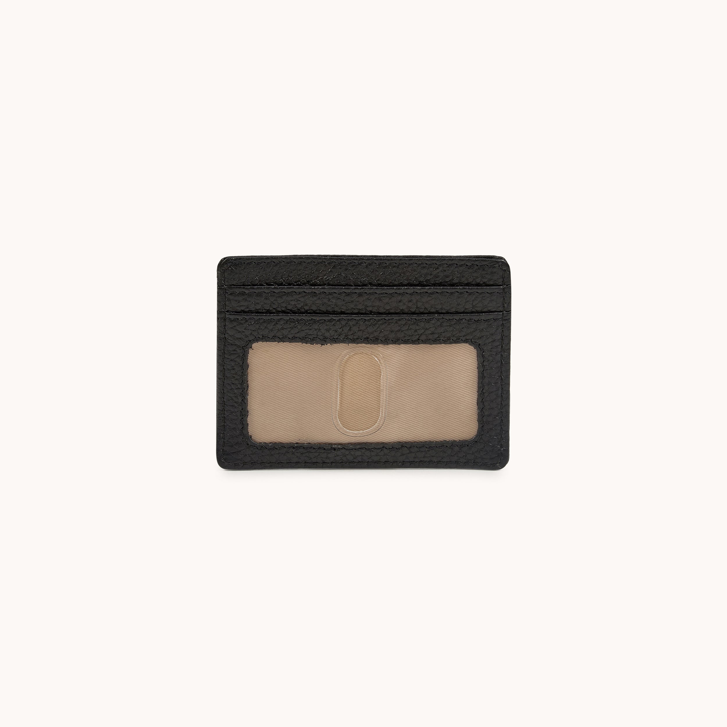 'SAVILE' Black Real Leather RFID Cardholder