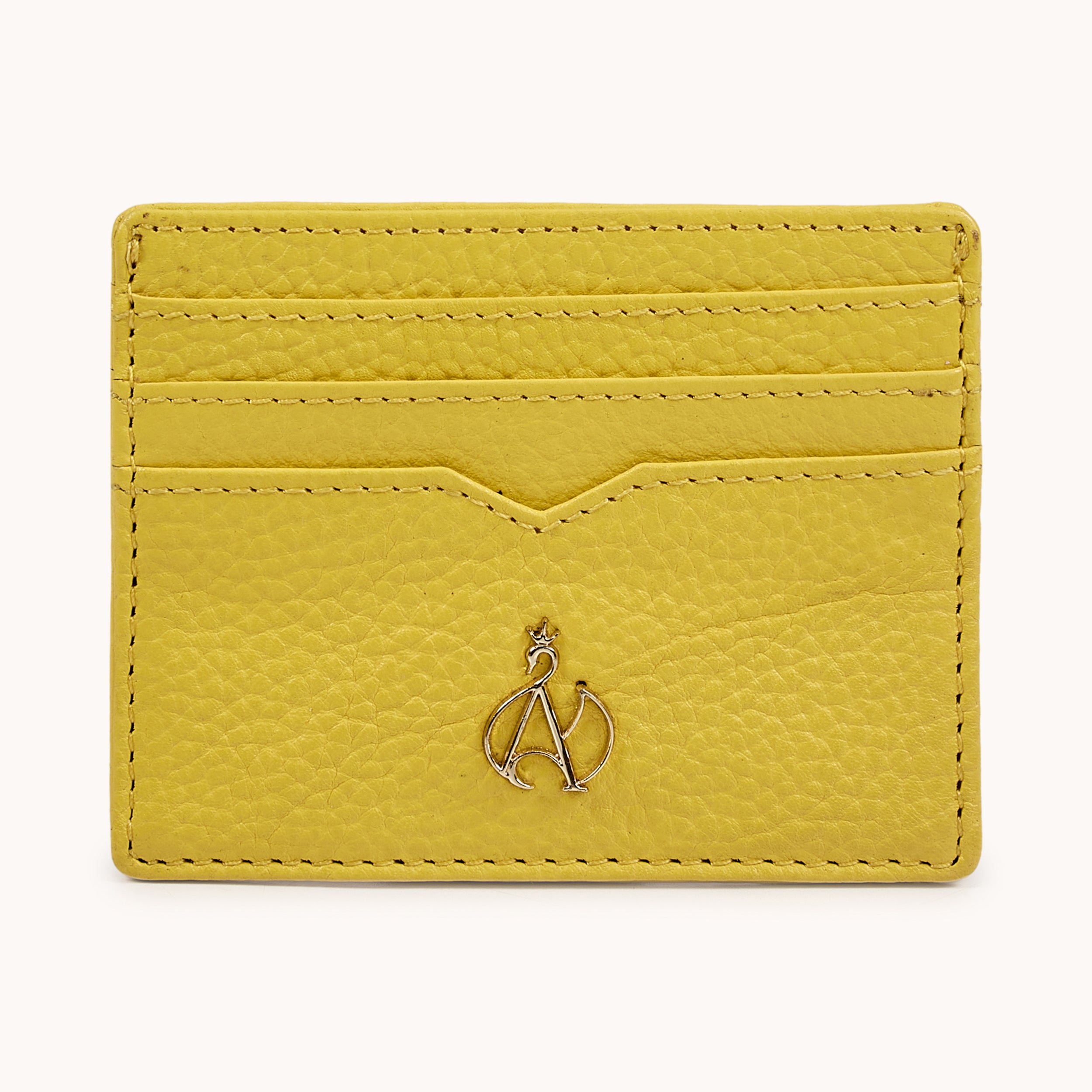 'SAVILE' Sunflower Real Leather RFID Cardholder