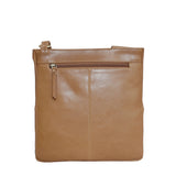 'CANARY' Tan Vintage Leather Crossbody bag