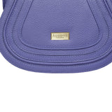'CARMEL' Violet Blue Real Leather Shoulder Crossbody Bag