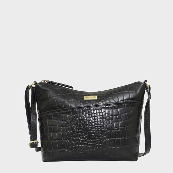 Assots London Debra Genuine Pebble Grain leather Shoulder Handbag -  1623986876 - TJC