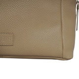 'COURTNEY' Camel Pebble Grain Leather Slouchy Hobo Bag