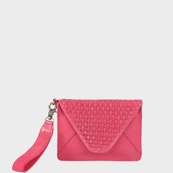 Dark pink clutch hot sale bag uk