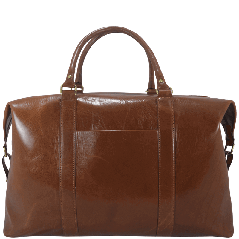 'CANNON' Tan Vintage Leather Holdall