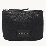 'DENISE' Black Python Snake Real Leather Purse Wallet