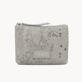 'DENISE' Grey Python Snake Real Leather Purse Wallet
