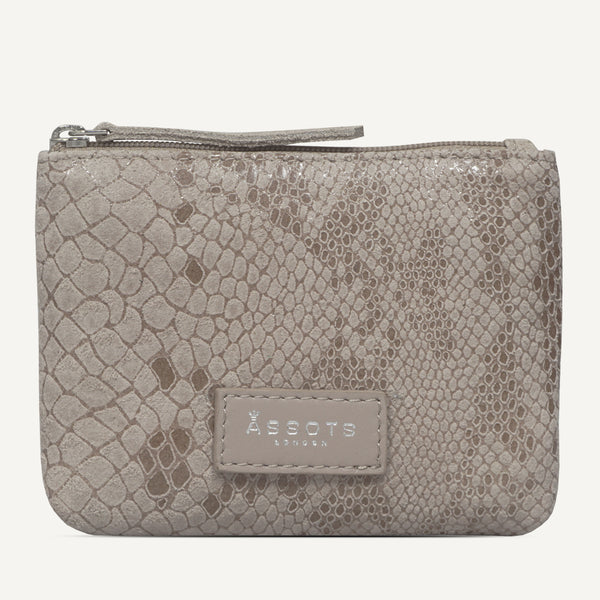 'DENISE' Nude Python Snake Real Leather Purse Wallet
