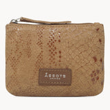 'DENISE' Tan Python Snake Real Leather Purse Wallet