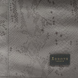 'Esme' Grey Python Snake Real Leather Slouchy Hobo Bag