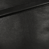 'FLORENCE' Black Pebble Grain Leather Crossbody Sling Bag