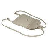 'GEORGE' Cream Mini Pebble Grain Leather Backpack