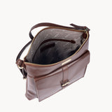 'HOXTON' Brown Vintage Leather Crossbody Shoulder Sling Bag