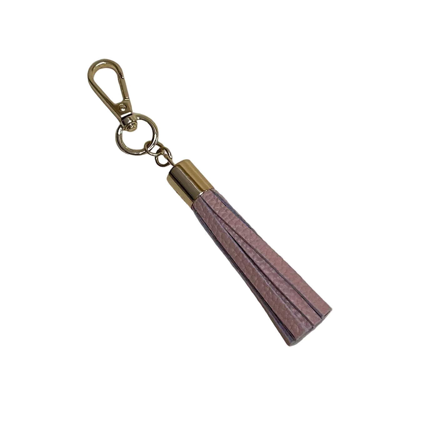 Peach Genuine Leather Tassel