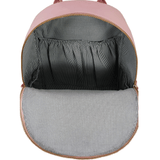 'ISABELLA' Baby Pink Lightweight Luxurious Baby Changing/Diaper Leather Backpack