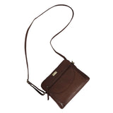 'JEAN' Brown Vegetable Tanned Real Leather Crossbody Bag