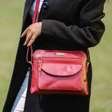 'JEAN' Chilli Pepper Vegetable Tanned Real Leather Crossbody Bag