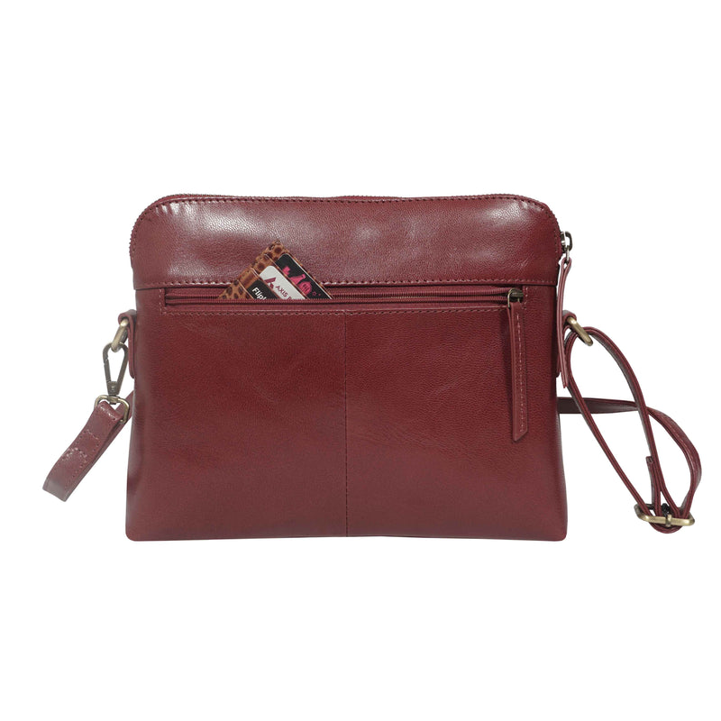 'JEAN' Chilli Pepper Vegetable Tanned Real Leather Crossbody Bag